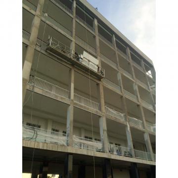 800kg/630kg facade cleaning cradle /Wire Rope suspended Hanging Platform/Chimney Scaffolding