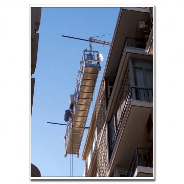 Painting steel 1000kg working platform gondola for building cleaning