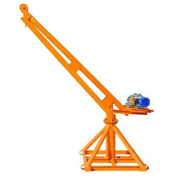 Electric mini hoist winch crane 800kg for material lifting