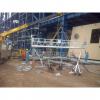 Galvanized steel temporary gondola platform for building