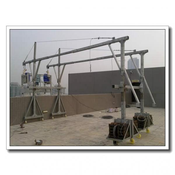 800kg/630kg facade cleaning cradle /Wire Rope suspended Hanging Platform/Chimney Scaffolding #2 image