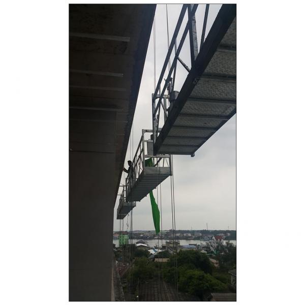 High rise window cleaning equipment aluminum temporary gondola malaysia #2 image