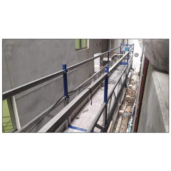High rise window cleaning 1.5kw hoist ZLP630 aluminium suspended platform #3 image