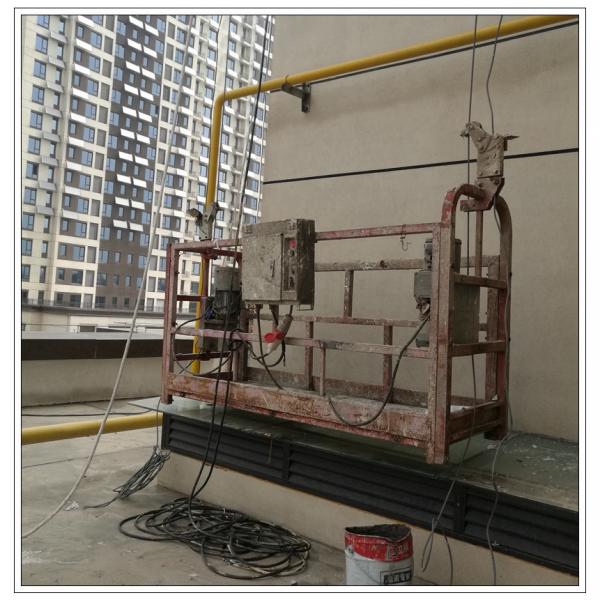 Painting steel ZLP800 1.8kw suspended working platform in India #1 image