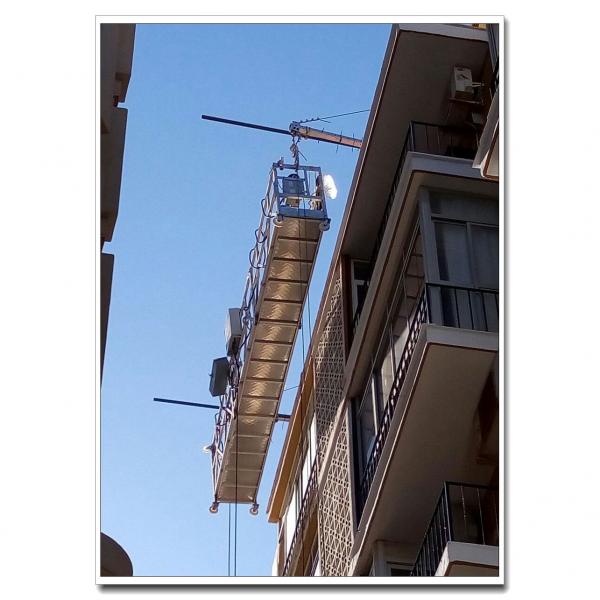 Painting steel ZLP800 electric rope suspended platform in India #3 image