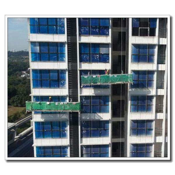 Painting steel ZLP800 suspended scaffold work platform in India #1 image