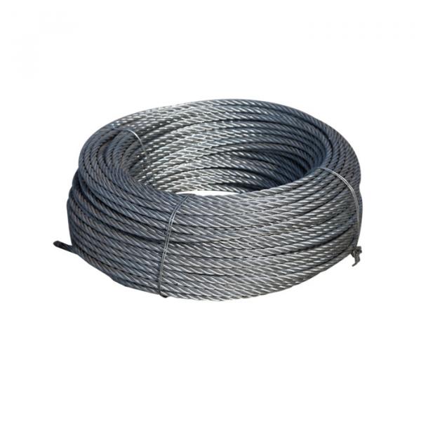 China factory 8.3mm steel wire rope 4*31 for ZLP630 suspended platform #1 image