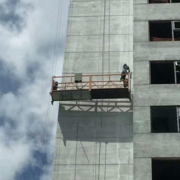 Building facade cleaning ZLP630 electric rope suspended platform #2 image