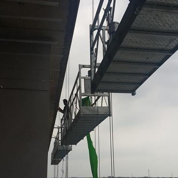 Aluminum 6 meters powered suspended access platform for building maintenance #1 image