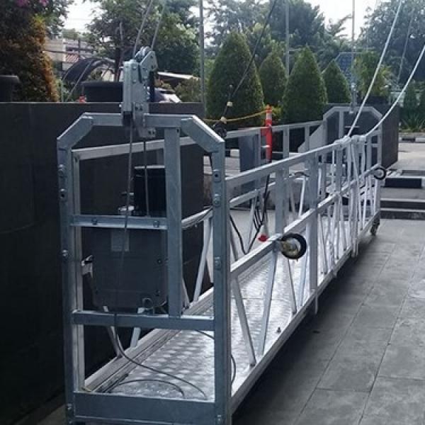 Galvanized steel construction swing scaffold platform ZLP630 ZLP800 for maintenance #1 image
